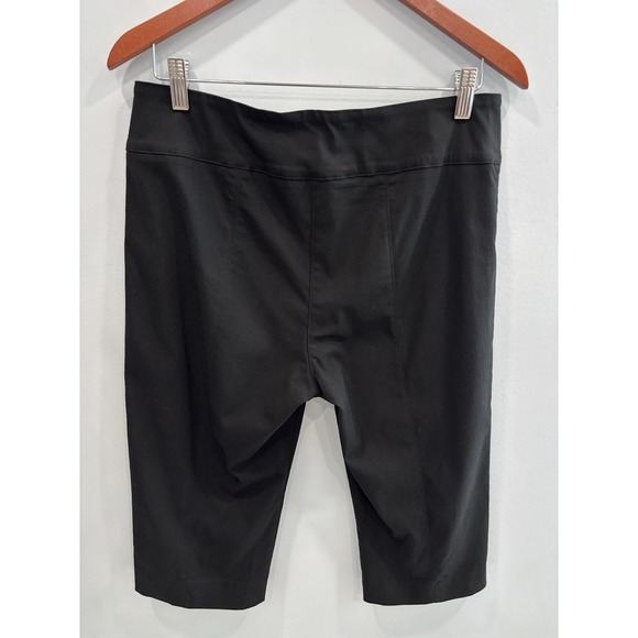 Elliott Lauren Control Stretch Capri Pants Size 10 Black Pull On NWT Minimalist - Picture 3 of 9